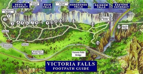 Victoria Falls trail map — travelwildnow.com | Victoria falls, Fall ...