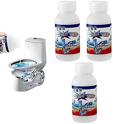 Drain Cleaner Powder Sink Drainer Toilet Blockage Remover, Blockage in ...