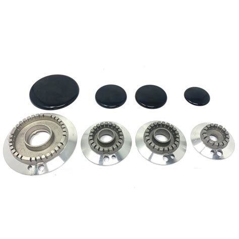 Bruciatore A Gas Kit 3 Griglie Per Piano Cottura Nardi 5 Fuochi - Compatibile, Ferro Smaltato Nero, Misura Unica Griglie Ferro Smaltato Nero - Foto 3