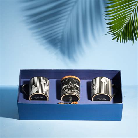 Pair Of Coffee Mug + Ceramic Essence Jar – Almiro Tree