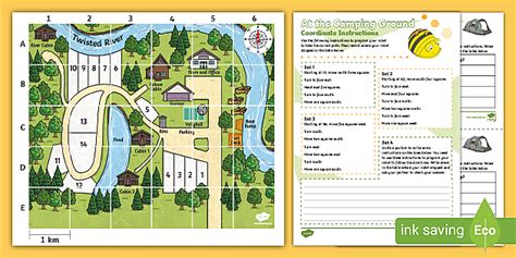 Floor Robot Map - At The Camping Ground Lesson Pack