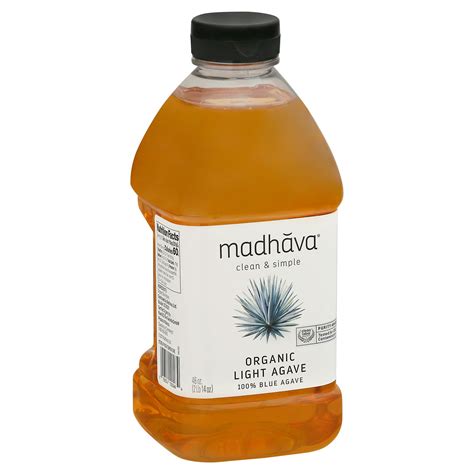 Madhava Light Organic Agave Nectar 46 oz (Pack of 4) - Walmart.com