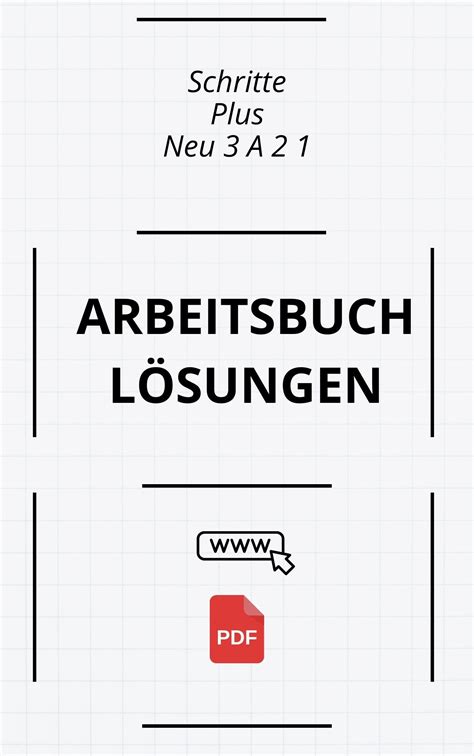 Schritte Plus Neu 3 A 2.1 Arbeitsbuch Lösungen