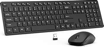 Deeliva Wireless Keyboard And Mouse,Computer Mouse And Keyboard With ...