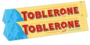 Toblerone Of Switzerland Swiss Milk Chocolate Candy Bars With Salted ...