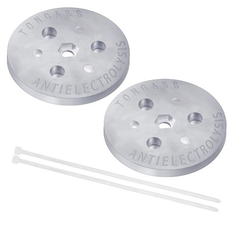 TonGass (2-Pack Zinc Anode Weight Anti-Electrolysis Sacrificial Anode ...