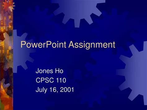 Image result for Sample PowerPoint Assignment