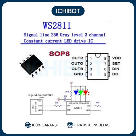 Image result for WS2811 LED Chip