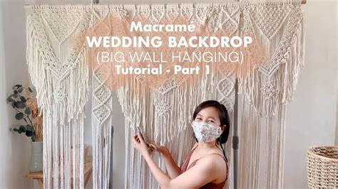 Image result for Macrame Wedding Backdrop Tutorial