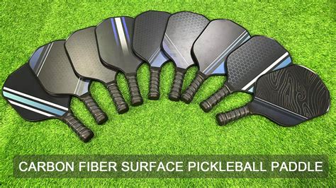 Custom Raw Carbon Fiber Pickleball Paddles Set Pickleball Paddle ...