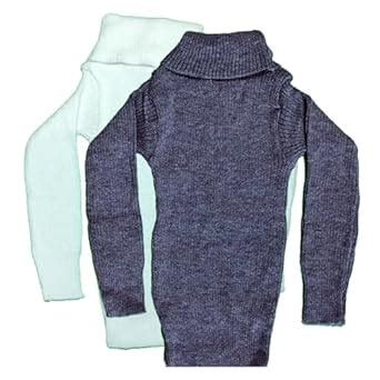 AMNOUR Kids Unisex Girls and Boys High Neck Turtle Neck Woollen Sweater ...