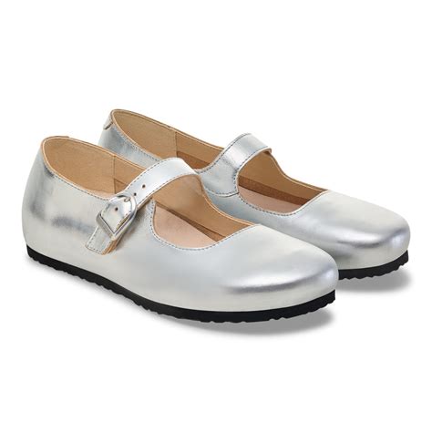 Santa Clarita Natural Leather Silver | BIRKENSTOCK