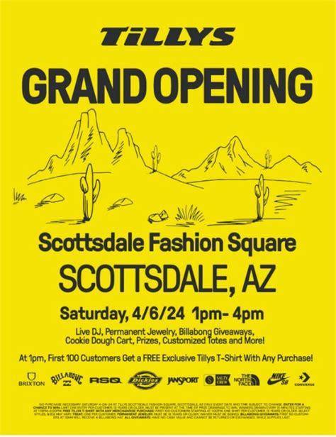 Tillys Opens New Store Location in Scottsdale, Scottsdale Fashion ...