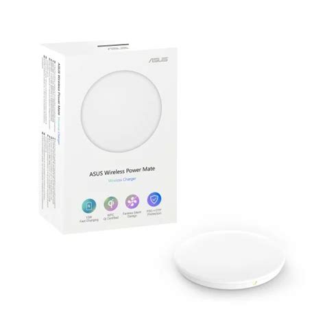 ASUS Wireless Power Mate Qi | 15W fast wireless charger (white)