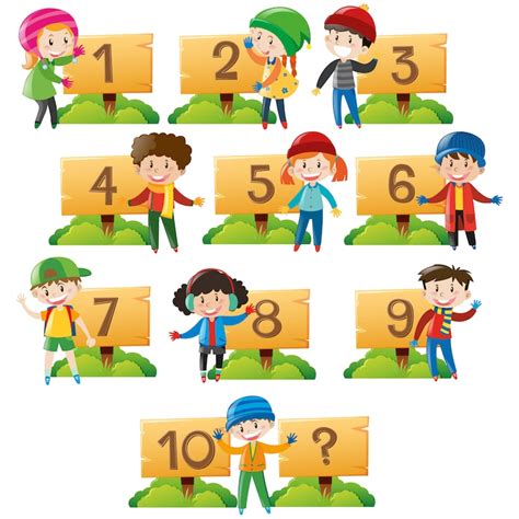 1 to 10 numbers Images - Free Download on Freepik