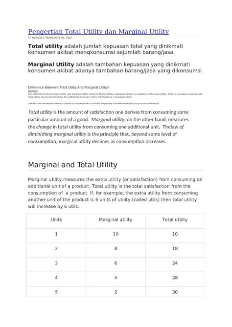 Marginal Utility And Total Utility 的图像结果