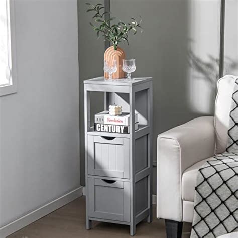 Giantex Slim Bathroom Storage Cabinet - Freestanding | Ubuy India