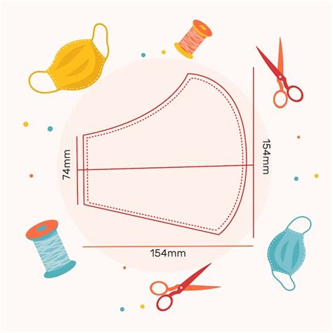 Image result for Face Mask Pattern Sewing Machine