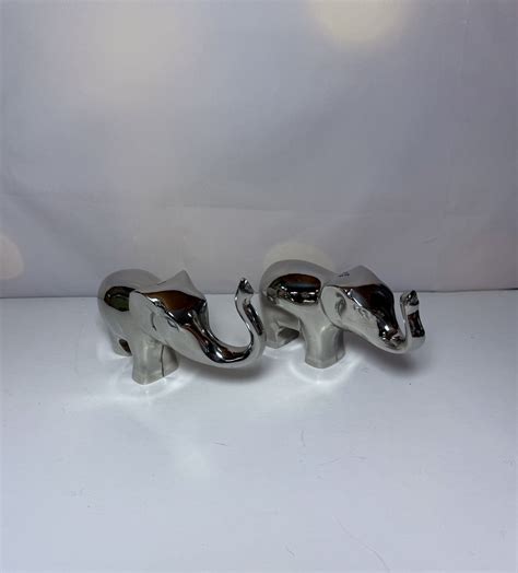 Pottery Barn Silver Elephant Salt And Pepper Shakers for Sale in ...