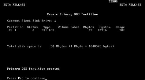 Image result for DOS Partition