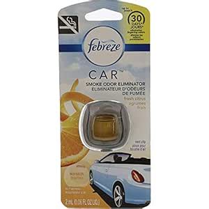 Febreeze Car Vent Clips Air Freshener Smoke Odor Eliminator, Citrus ...