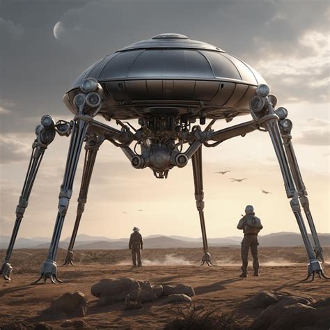 Premium AI Image | Tripod from war of the worldstripod designalien ...