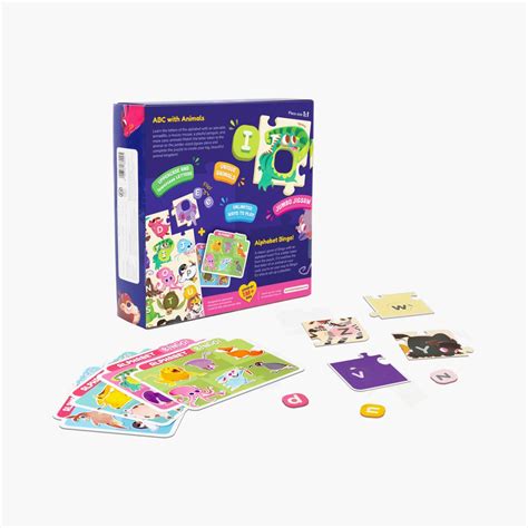 Buy Bloomingo ABC with Animals Puzzle and Bingo Game from Bloomingo at ...