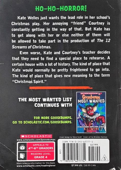 Goosebumps Most Wanted Special Edition 2 The 12 Screams of Christmas ...