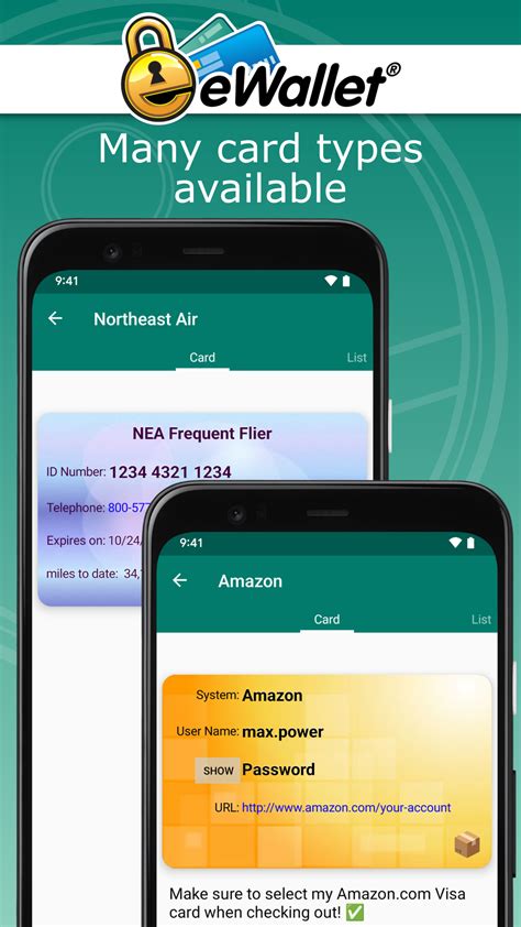 eWallet — Password Manager and Secure Wallet - App on Amazon Appstore