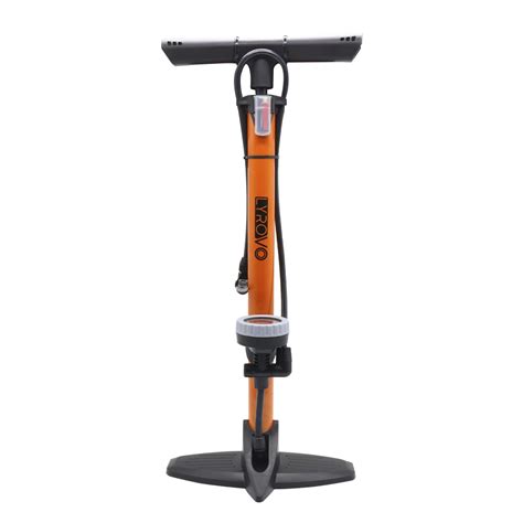 Lyrovo Bike Floor Pump with Gauge,Floor Bicycle Pump with Both Presta ...