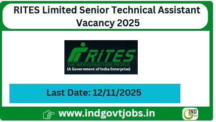 RITES Engineering Professionals Recruitment 2025 Apply Online for 600 ...