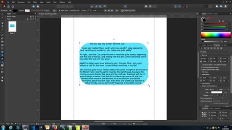 Image result for Affinity Publisher Text Frame Shape