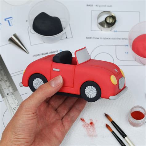 Rezultat imagine pentru Car Tutorial Fondant