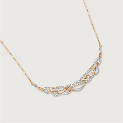Rhythmic River 18 Kt Gold & Diamond Necklace