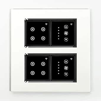 L&G 8 Modular Smart Switch Panel | 8 Smart Switch Control, 2 Smart Fan ...