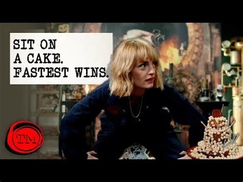 Image result for Taskmaster Sitting On Cake