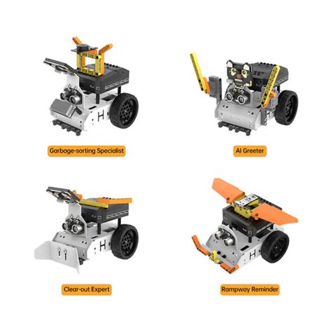 Hiwonder AiNova Pro 16 in 1 Programmable Building Robotic Kit ...