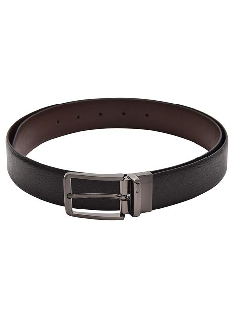 Buy Men's Genuine Leather Reversible Belt (32) at Amazon.in
