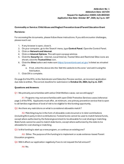 Fillable Online Child Abuse and Neglect Prevention Grant Application ...