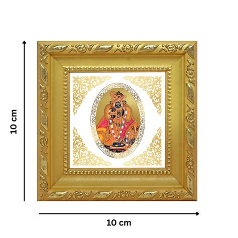 Banke Bihari | Divine Krishna Form Royal Tabletop Photo Frame in 24K G ...
