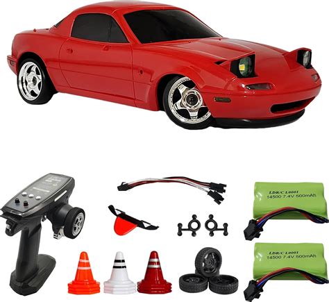 Amazon.co.jp: Skymaker LDRC マツダ MX5 ミアータ RC ドリフトカー 1/18 2.4GHz ドリフト ジャイロポップアップライト付き RWD ドリフトカー ...