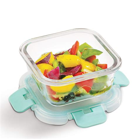 Buy Allo FoodSafe Glass Containers with Lids, Lunch Boxes for Office ...