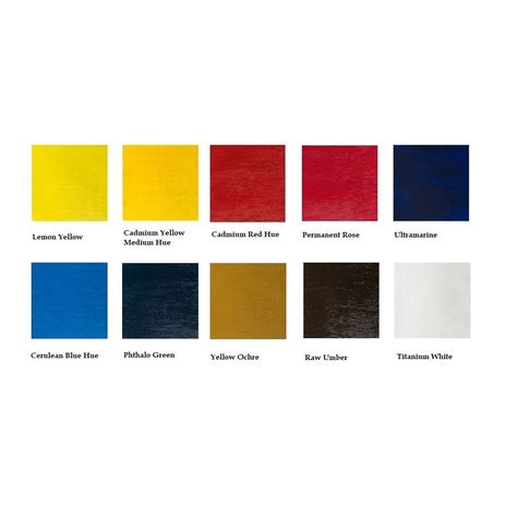 W&N Galeria Acrylic Colour Set of 10 Tubes x 20 ML