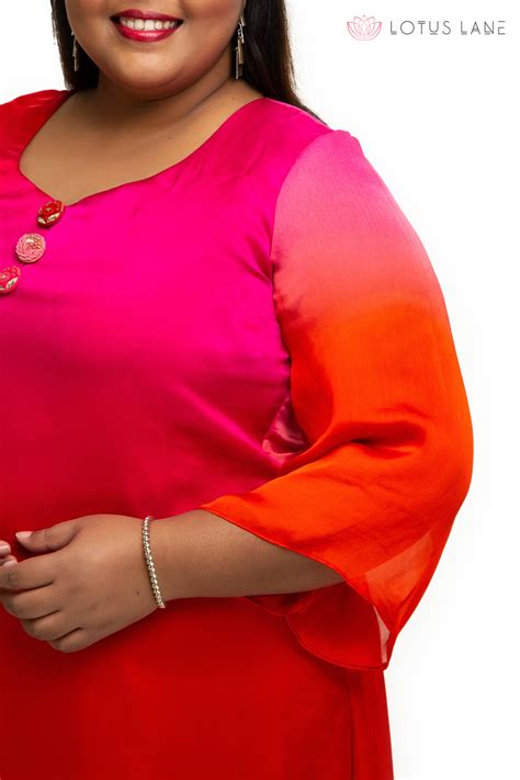 Shades of Red Plus Size Dres - LotusLane