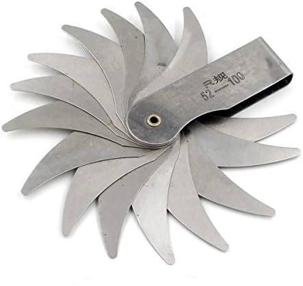 Radius Gauge Fillet Set 52-100mm Arc End Internal & External Concave ...
