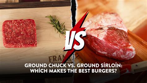 Ground Chuck vs. Ground Sirloin: Which Makes the Best Burgers?