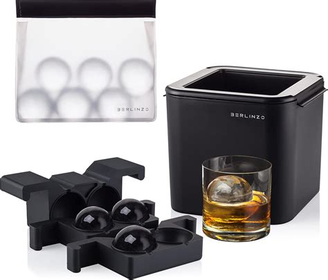 Amazon.com: Premium Clear Ice Ball Maker Mold - Whiskey Ice Ball Maker ...