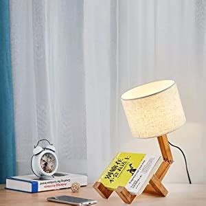 Buy Smartway ® - 16 Watts Scholar Brown Wooden LED Table lamp ( Warm ...