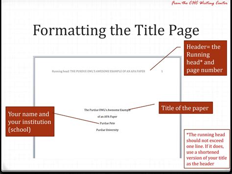 Image result for APA Format Page 1