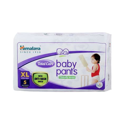 Himalaya Total Care Baby Pants Diapers XL (for 12-17 Kg) 5 Diapers